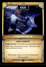 Corum Lancer 09/86 Argent Saga 2019 ARG Trading Card TCG