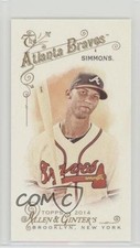 2014 Topps Allen & Ginter's Mini Flag Back 11/25 Andrelton Simmons #172 2a8
