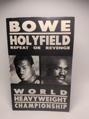 Bowe/Holyfield Repeat Or Revenge World Heavyweight Championship Foxwoods Casino