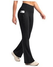 Fleece Lined Flare Leggings Women 28.5/30.5/32 Water Resistant Winter Bell