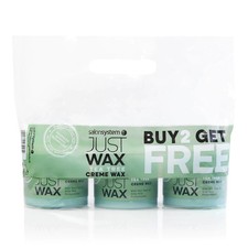 Salon System Just Wax Tea Tree Creme Wax 450g Set of 3 Professional Hair Removal