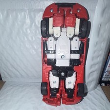 Transforming Robot Action Figure Car - Red Black White - Transformers Robots