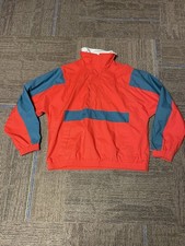 Vintage Eddie Bauer Retro Men  s 1/2 Zip Pullover Windbreaker Jacket Size XL