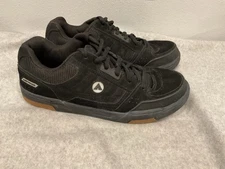 Vintage Airwalk Mens Sz 10.5 Black Suede Skate Shoes Sneakers 2002 Skateboard