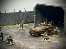 German SDKFZ 250 250/11 Panzerbuchse WW2 28mm like warlord Bolt Action War Game