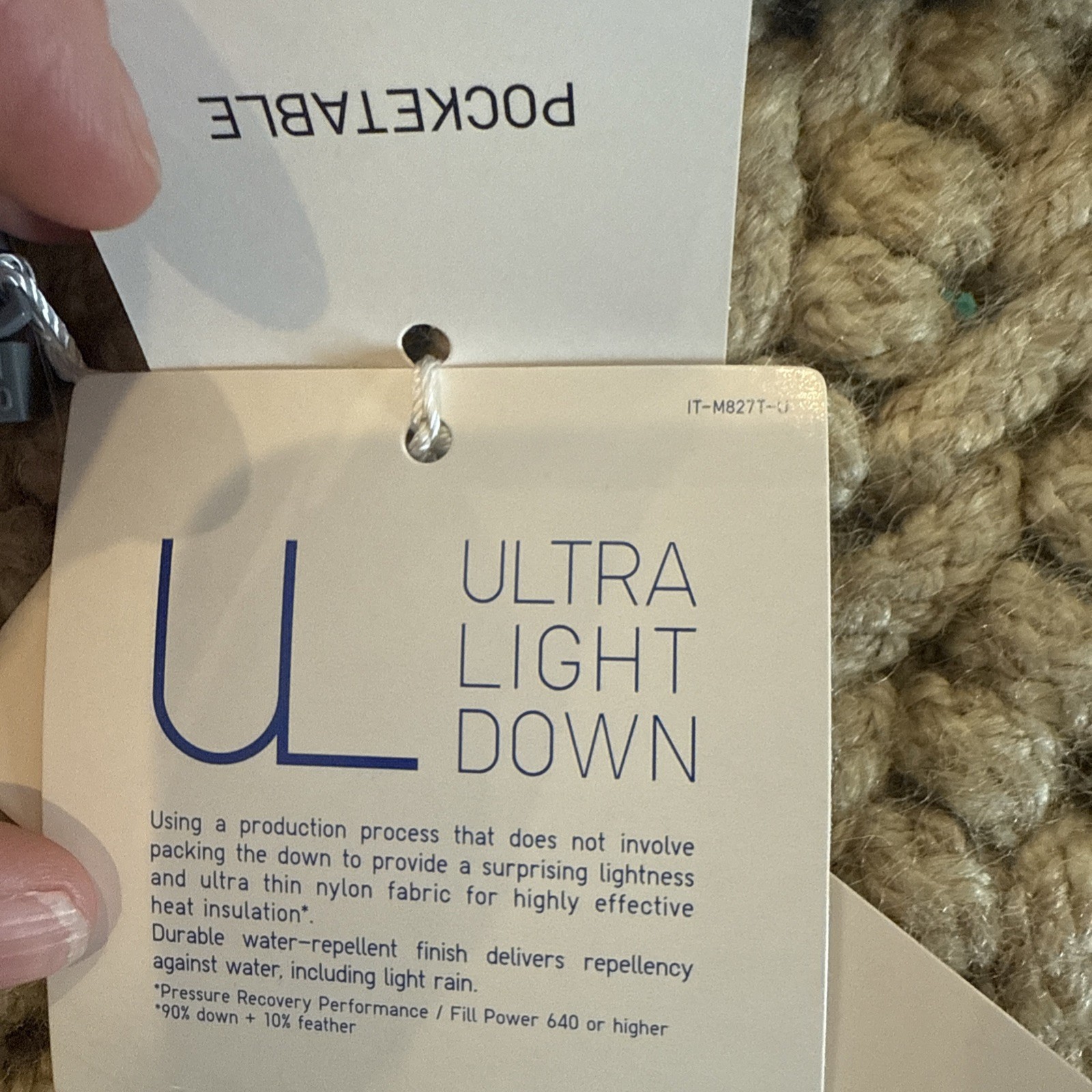 NEW NWT Uniqlo Puffer Jacket Mens Silver Gray Full Zip Ultra Light Down - Size M thumbnail 8