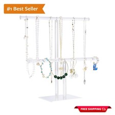 Chic Acrylic Jewelry Stand - 2-Tier Organizer for Easy Access Display