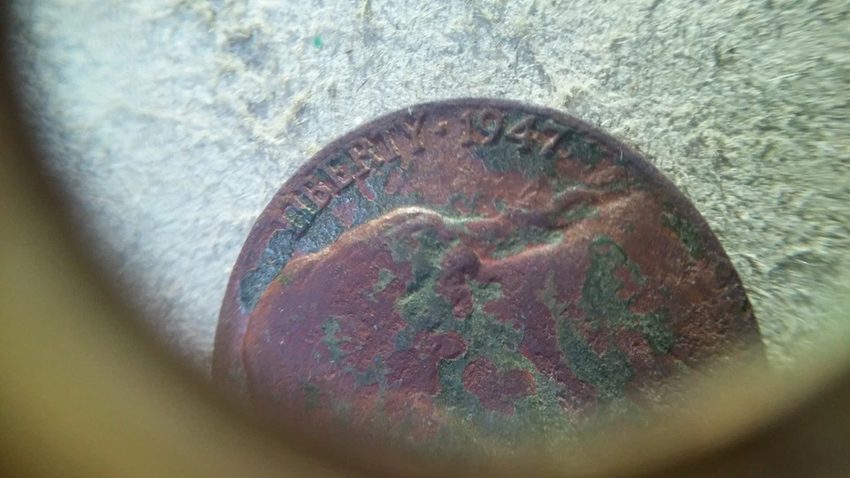 1947 Jefferson Nickel no mint mark, Struck on Split Planchet error coin - Image 4 of 4