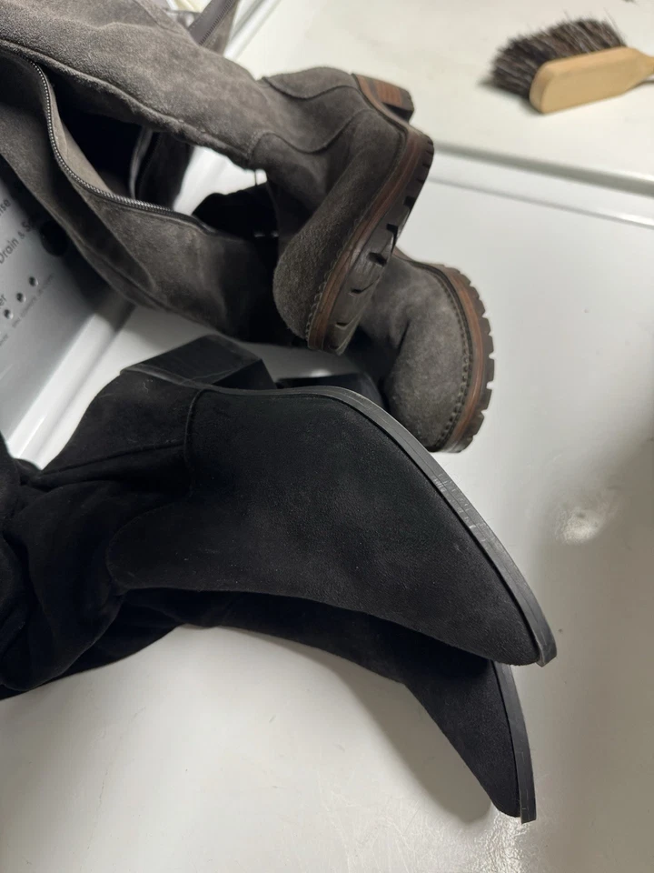 Paquete Dos Botas Mujer Talla 8 Y 8.5 Carlos Santana Y Merona Foto 2 de 4