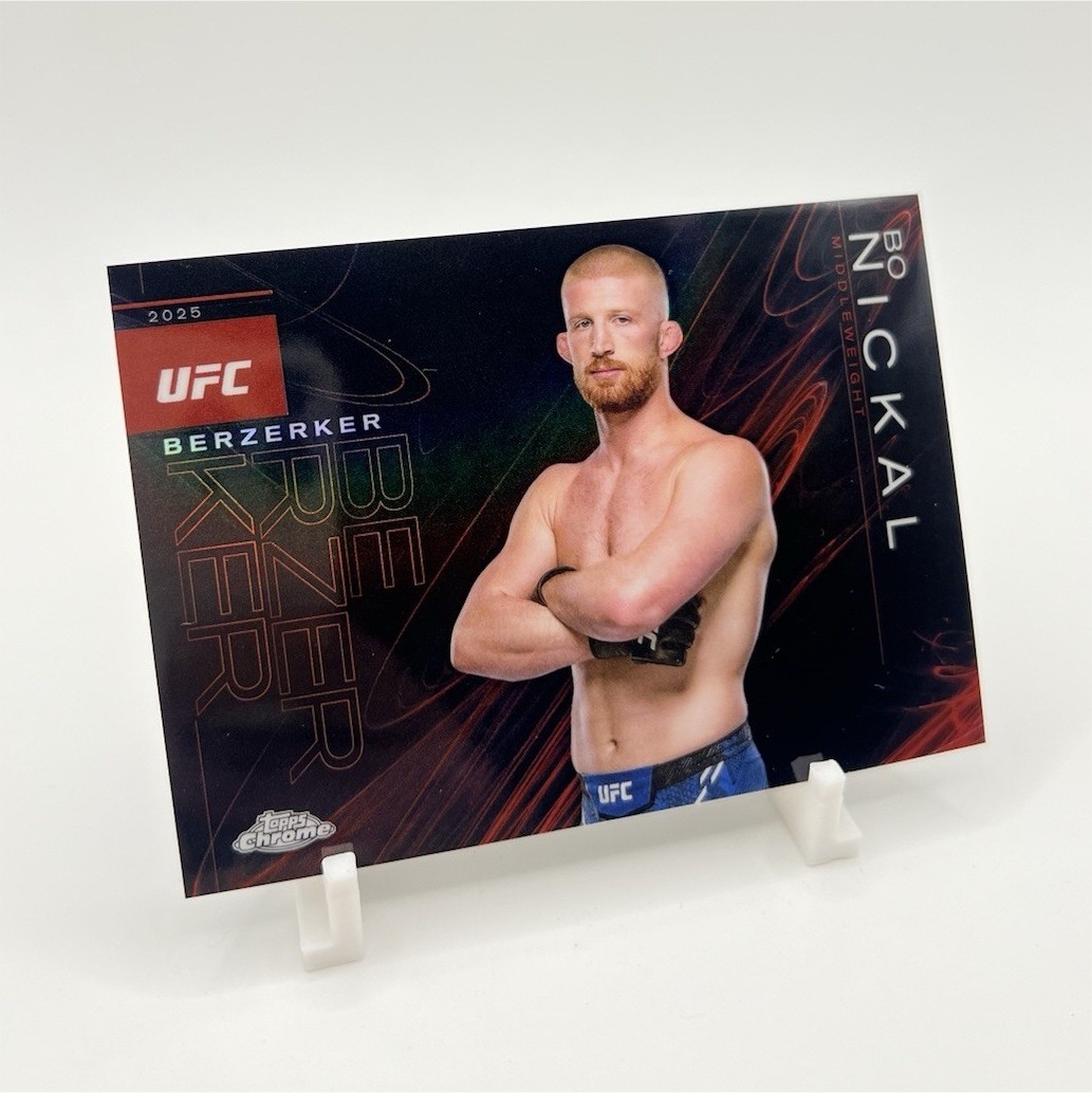 2025 Topps Chrome UFC Berzerker Casehit Bo Nickal BZK-4 Mixed Martial Arts MMA