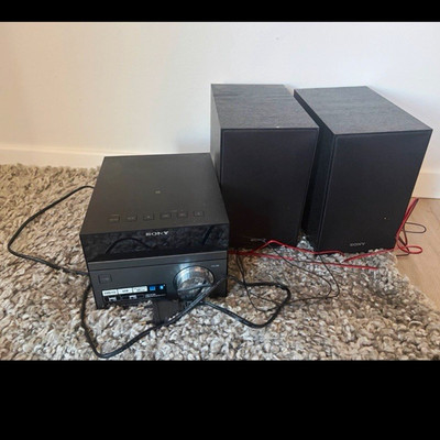 Sony CMT-SBT20 Kompakt-Stereoanlage CD AM/FM USB mit Lautsprechern schwarz