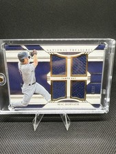 2024 Panini National Treasures Mac Horvath  Game Gear Swatch Quad 4/99 RAYS