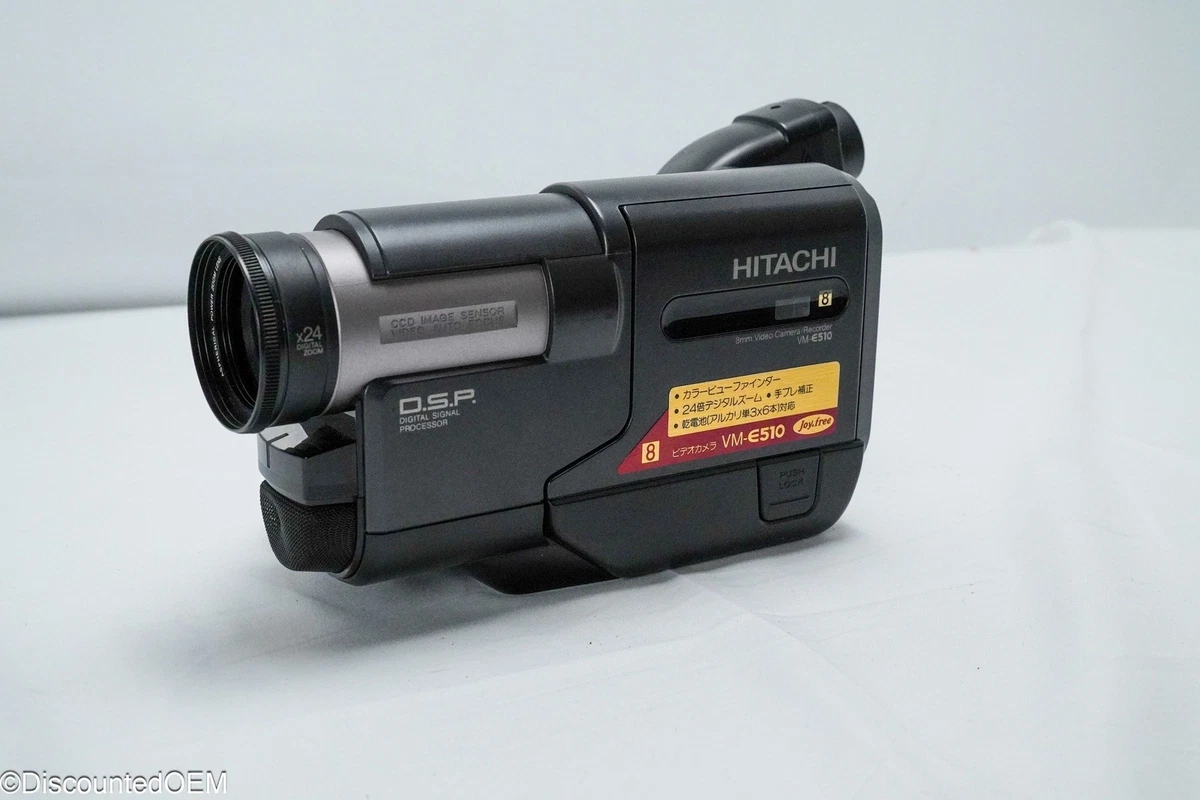 日立 8ミリビデオカメラ Hi-8 VM-E310 単3乾電池対応 動作確認済み Hitachi Video 8 Camcorders for sale | eBay