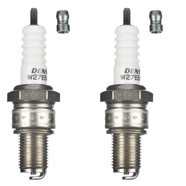 Denso ZüNdkerze W27ESR-U 2Er Set (FüR: Aprilia Tuareg 50 Rally Fl 90-92 )-image
