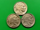 1935 PDS Full Horn Buffalo Nickel Set. Actual Coins. Lot 2