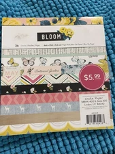 Crate Paper : Printed Papers - 33 Sheets - Bloom theme