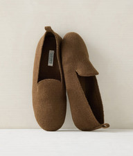 NEW Talbots Felted Wool Blend Loafer Slippers - KELP