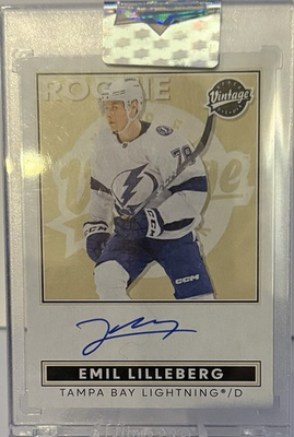#ad 2024 25 UD Clear Cut Emil Lilleberg Vintage Autos Auto #VA EL Lightning $19.99