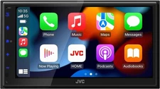 JVC KW-M690BW 2-DIN Digital Media Receiver, Wireless Apple CarPlay Android Auto