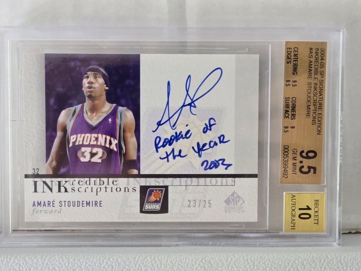 2004-05 SP Signature Edition Inkredible Inkscriptions AMARE 