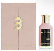 BHARARA Rose Eau de Parfum Spray, Regular Size, Rose Scent, 3.4 fl oz