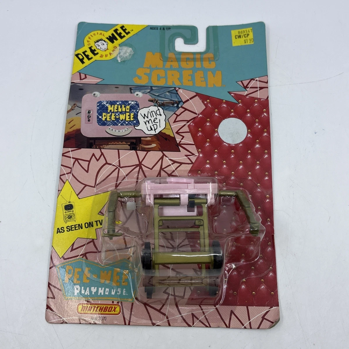 Matchbox Cartoon Pee-wee Herman TV Character Action Figure Action