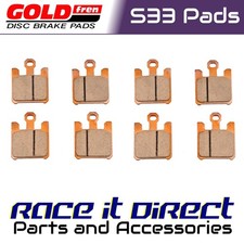 Brake Pads for KAWASAKI ZX 10 R NINJA 2004-2007 FRONT Goldfren S33