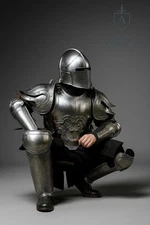 Barbute Full Armor Suit | Full Body Plate Armor For Medieval Reenactment