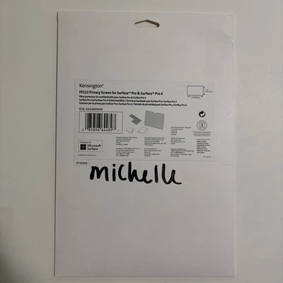 Kensington FP123 Privacy Screen for Microsoft Surface Pro & Surface Pro 4 - Image 1 of 2