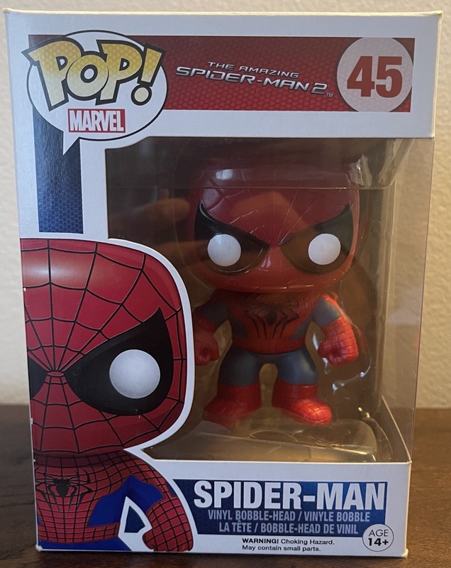 (Rare) Funko Pop! Marvel - The Amazing Spider-Man 2 #45 Vinyl Bobblehead in Box!
