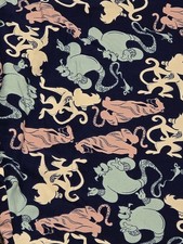 Lularoe Disney TC Leggings-NWOT-Aladdin-Blue w/ Muted Characters-Raja, Abu,Genie