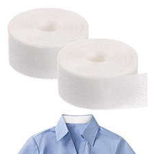 2Pcs Roll Collar Protector Anti-sweat Disposable Women Men Sweat Pad White Tape