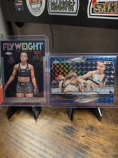 Maycee Barber 2026 Topps Chrome UFC Blue Geometric Refractor 23/99