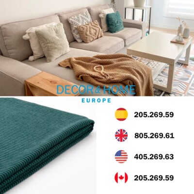 IKEA KIVIK Cover for chaise longue, Kelinge grey-turquoise 405.269.63