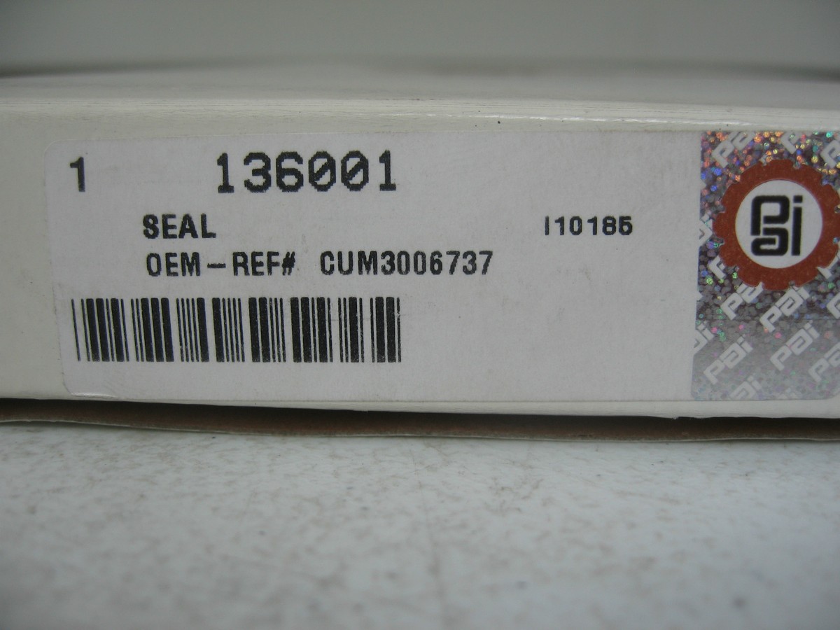 Cummins N14 855 Rear Crankshaft Seal | PAI# 136001 | Ref# 3006737