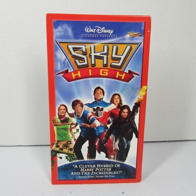 Sky High VHS Disney Movie Club Exclusive 2005 HTF Rare