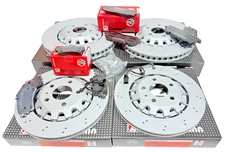 AUDI RS4 B9 (2017-2024) GERMAN ZIMMERMANN OEM FRONT & REAR BRAKE PADS DISCS