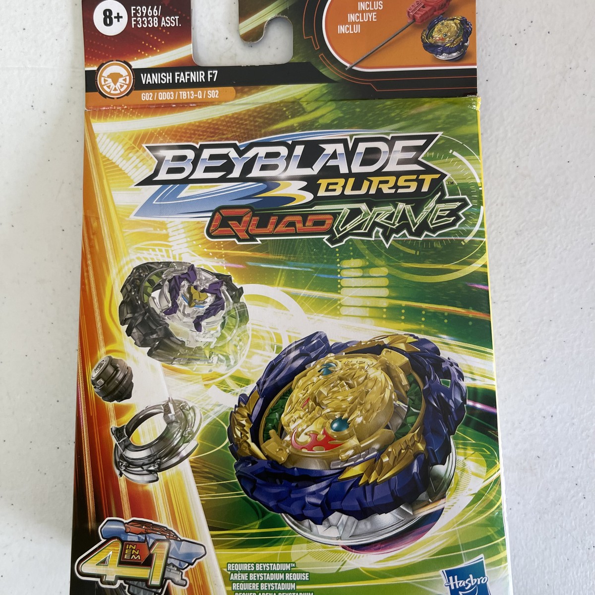ファーネル　ブリンキー HASBRO Wrath Fafnir F7 & Berserk Linwyrm L7 Beyblade Burst DB