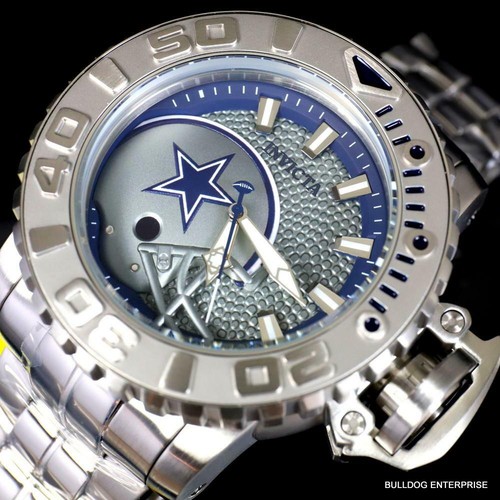 Invicta Sea Hunter Gen II NFL Dallas Cowboys 70mm Steel Automatic Watch New - 第 1/12 張圖片
