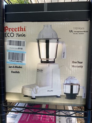 キッチン家電 Preethi 110V Eco Plus Mixer Grinder 3Jar Amazon.com: Preethi Eco Plus Mixer Grinder, White, 3 Jar