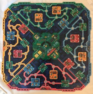 The-Omega-Virus-Game-Replacement-Part-Game-Board-Tested-1992-Milton-Bradley
