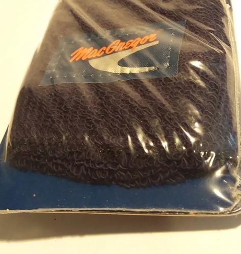 MacGregor Wrist Sweatbands KWB A Blue Pack Of 2 Vintage One Size Fits All Sealed - Picture 10 of 12