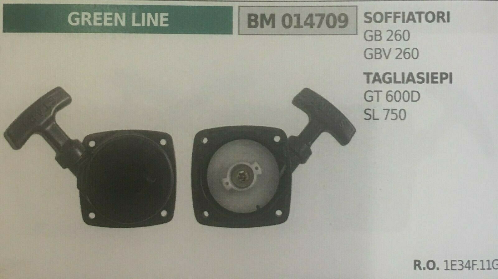 Gruppo Avviamento a Strappo Brumar BM014709 Green Line Originale