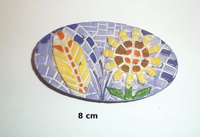 Aimant Décoratif Tournesol Et Lavande De Provence - Style Provençal, Neuf Sous Blister