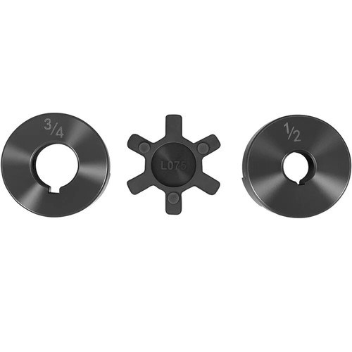3-Piece L-Jaw Coupling Coupler Set For Log Wood Splitter 1/2"-3/4" L075 Flexible - Picture 12 of 14