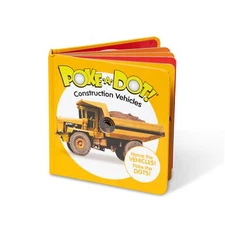Melissa and Doug Poke a Dot Construction Vehicles Interactive Board Book