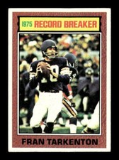 1976 Topps Football #7 Fran Tarkenton VGEX Minnesota Vikings