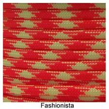 Fashionista Paracord 50 Foot 550 lb 7 Strand Camping Survival Kit Rope