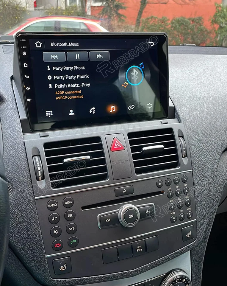 RRRRADIO Autoradio Android 15 per Mercedes Benz Classe C W204 S204 con GPS WIFI BT FM RDS