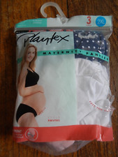PLAYTEX MATERNITY PANTIES; V-FRONT HIPSTER; 3 PAIRS; 2XL; NEW w/TAG; RETAIL 24